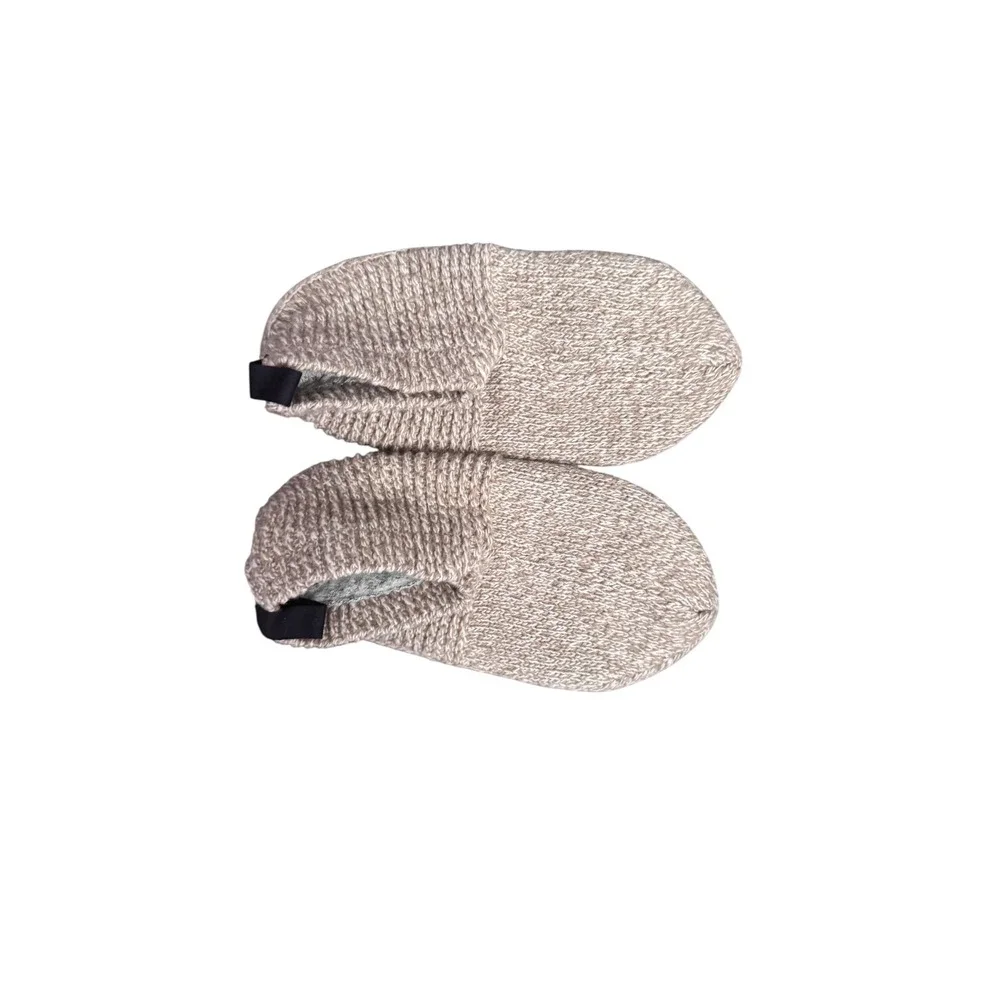 Bombas Youth Gripper Slippers Oatmeal Knit Merino Wool Blend Size‎ Y 11-13 NEW